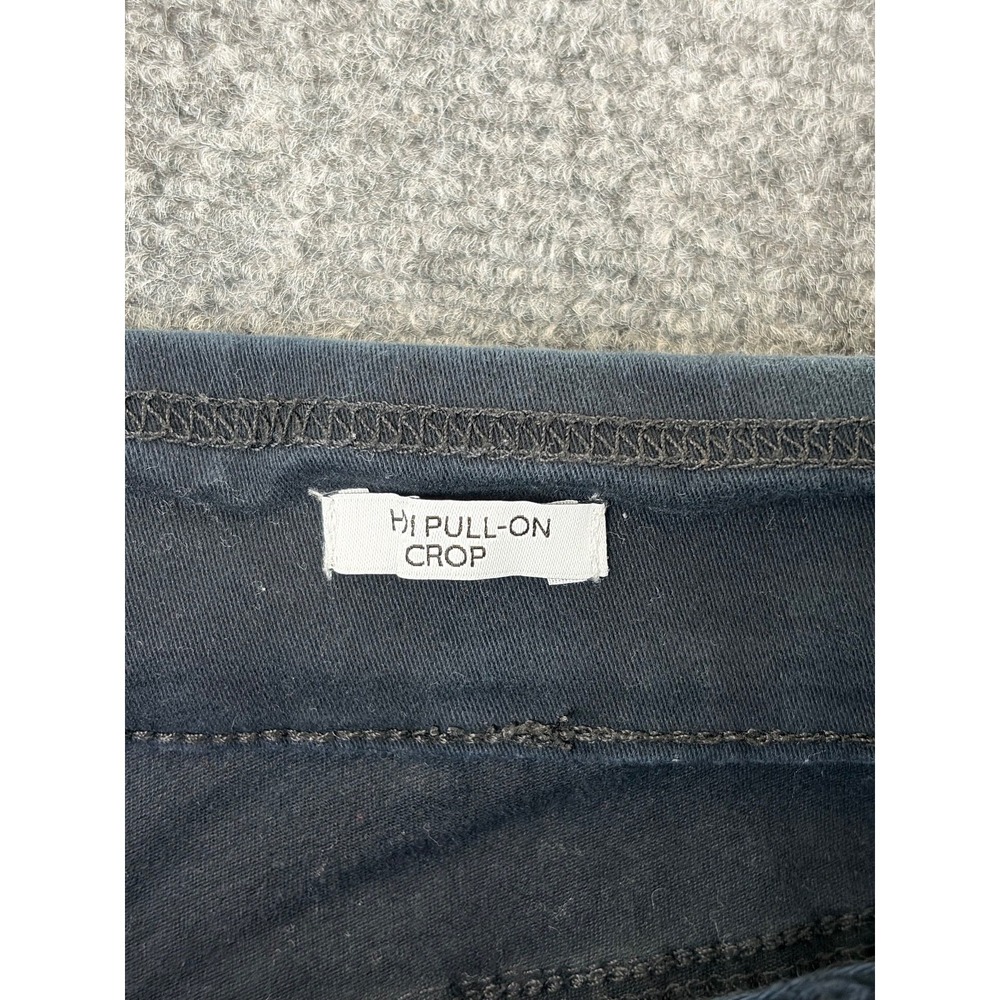 Nine West Pants Heidi Pull On Cropped Black Women's Size 10 - Picture 4 of 10